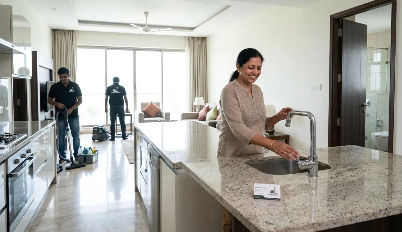 Home after professional deep cleaning in Hyderabad Home after professional deep cleaning in Hyderabad
